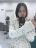 TUTORGOOSE寬松冰袖女款防曬袖套薄款冰絲遮陽(yáng)2025新款防紫外線夏季護(hù)手臂 藍(lán)色蝴蝶【UPF50+】 曬單實(shí)拍圖