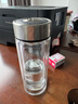 希諾雙層玻璃杯男家用商務(wù)辦公泡茶杯子過濾車載水杯XN-9301 265mL 曬單實(shí)拍圖