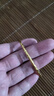 繁花似錦銀色飾手鐲實心花絲雀羽推拉鐲子送女友閨蜜禮物年輕款 紫荊花手鐲58mm 曬單實拍圖
