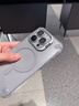 秒揚 四角防摔氣囊適用蘋果16promax手機殼新款iphone15pro鏡頭支架自帶鏡頭膜14磁吸殼13/12保護套 【鈦金色】鏡頭支架*Magsafe磁吸*帶鏡頭膜 iPhone 16 曬單實拍圖