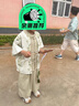 旻勝【兩件套+送香包】男童新中式漢服套裝竹子國風(fēng)夏季薄款生日禮物 綠色120【胸圍45cm/臀圍52.5cm】 曬單實(shí)拍圖
