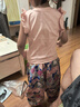 La Chapelle拉夏貝爾女童套裝夏季新款休閑舒適兩件套小女孩飛袖粉色甜美童裝 夏日甜心藍 105 建議身高91cm-105cm 曬單實拍圖