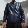 皮爾卡丹（pierre cardin）春秋季皮衣男士小立領(lǐng)時(shí)尚潮流皮褂子拉鏈短款機(jī)車服皮夾克 黑色8961小立領(lǐng)皮衣 常規(guī) 2XL【適合140-155斤】 曬單實(shí)拍圖