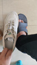 迪卡儂Trainer70男士T頭牛皮復(fù)古經(jīng)典低幫休閑運動德訓(xùn)鞋 白42-5434352 曬單實拍圖