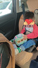 CLCEY兒童座椅簡易便攜式寶寶汽車用增高坐墊0-3-12歲嬰兒車載通用 升級版米灰增高6個(gè)月-12歲 曬單實(shí)拍圖