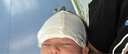 babylove嬰幼兒囟門帽夏薄款新生兒純棉胎帽初生寶寶帽子葉展藍(lán)桉 葉展藍(lán)桉 40cm 曬單實(shí)拍圖