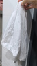 迪士尼兒童舞蹈襪女童夏季薄款連褲襪打底褲愛莎公主女孩SP31393 白+白M 曬單實拍圖