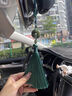 肯拓普輕奢高檔汽車掛件和田玉平安扣汽車后視鏡掛件吊墜送禮寶馬奔馳 CG87-和田玉平安扣車掛 曬單實拍圖