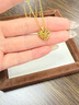 中國(guó)黃金（CHINA GOLD）18K金項(xiàng)鏈女2025新款彩金愛(ài)心吊墜七夕情人節(jié)禮物送女友老婆生日 精品禮盒請(qǐng)勿下單 曬單實(shí)拍圖