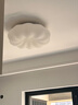 惠普臥室云朵led吸頂燈奶油風南瓜兒童房間燈普瑞護眼中山燈具包安裝 曬單實拍圖