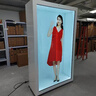 透明屏廣告展示柜裸眼3d液晶顯示器觸摸展廳設備定制品 32英寸i5 4+128G紅外觸摸 白色 曬單實拍圖
