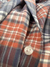 AEMAPE襯衫男士2025春秋季新款純棉免燙上衣服休閑格子襯衣長(cháng)袖外套男裝紅色38  建議100-120斤 曬單實(shí)拍圖