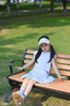 moonkids童裝女童速干套裝2025夏季新款兒童運(yùn)動訓(xùn)練T恤涼感冰絲網(wǎng)球短裙 6125藍(lán)色速干百褶裙 140 cm 曬單實(shí)拍圖