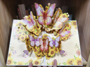 UNIGIFT新款教師節(jié)祝福立體3d賀卡花朵蝴蝶高顏值成品手工卡片ins風禮物 新花朵蝴蝶 曬單實拍圖