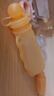 史維迪嬰兒輔食袋奶瓶硅膠軟勺寶寶擠壓式米糊果泥袋神器吸管母乳保鮮袋 【升級款帶輔食勺】活力橙180ML 曬單實拍圖