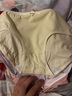 浪莎女士內(nèi)褲女純棉10A抑菌襠舒適透氣中腰大碼少女三角褲短褲頭6條裝 曬單實拍圖