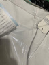 星禾萊2022新款小西褲男垂感九分褲休閑潮流休閑直筒修身西裝褲加絨冬季 K91九分褲-白色 28 90-100斤 曬單實(shí)拍圖