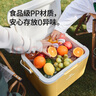 挪客Naturehike戶(hù)外保溫箱露營(yíng)野餐冷藏箱保溫桶長(cháng)效保鮮車(chē)載冰箱 奶黃18L 曬單實(shí)拍圖