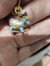 周大生彩色搖搖木馬項(xiàng)鏈時(shí)尚銀S925珍珠鎖骨鏈生日禮物送女朋友 曬單實(shí)拍圖