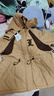 金羽杰朋克學(xué)院風(fēng)羽絨服女短款冬季新潮寬松帶帽派克羽絨服女Y22802166 曬單實(shí)拍圖