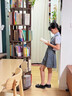 林之語實木旋轉(zhuǎn)書架360度書柜置物架落地一體靠墻移動兒童轉(zhuǎn)角立式書架 【80%選擇】六層44*197.8CM 曬單實拍圖
