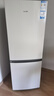 海爾（Haier）冰箱出品雙開門二門177升冰箱家用小型冰箱租房省電不占地冷藏冷凍兩用統(tǒng)帥家用小冰箱 以舊換新 177升雙門冰箱節(jié)能省電 兩天約用1度電 曬單實拍圖