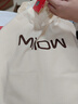 貓人（MiiOW）【防螨抗菌純棉】女士睡裙睡衣女可愛(ài)貓人印花家居服米色M 曬單實(shí)拍圖