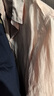 無(wú)印良品（MUJI）女式 漢麻水洗襯衫領(lǐng)長(zhǎng)袖襯衫女士襯衣外套外衣 25年夏季女裝上衣 淺粉紅色 L （165/88A） 曬單實(shí)拍圖
