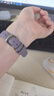 導(dǎo)維適用華為手表watchfit3表帶夏天新款fit4真皮華為WatchFit4pro替換腕帶女士活力時(shí)尚手表帶男女生 紫色/荔枝紋小牛皮 適用華為Fit3 曬單實(shí)拍圖