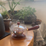 品喻（PINYU）茶壺側(cè)把泡茶壺逍遙壺家用悶泡玻璃功夫茶具圍爐煮茶壺透明500ml 曬單實拍圖