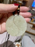 趙氏恒璽和田玉吊墜男女款白玉龍鳳古代定情侶款項鏈對牌玉佩信物一對 曬單實(shí)拍圖