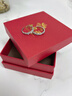 老鳳祥925銀情侶戒指蝴蝶星輝男女對戒開(kāi)口異地戀生日情人節禮物送女友 蝴蝶星輝情侶對戒*品牌禮盒 曬單實(shí)拍圖