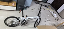 大行（DAHON）青春版P8折疊自行車20寸8速成人超輕男女式單車KAC081 亮面白 曬單實拍圖
