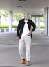 GAP男裝2025秋季新款抓絨松緊腰針織束腳褲運(yùn)動(dòng)褲休閑長褲500382 曬單實(shí)拍圖