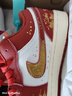 aj莆田純原婚鞋dunk紅色秀禾結婚女板鞋男新款百搭低幫婚鞋新娘鞋 7728白紅 35 曬單實(shí)拍圖
