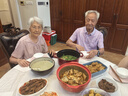 啄木鳥媽媽裝夏裝2025新款新中式套裝中老年女洋氣減齡繡花襯衫褲子 2XL 曬單實拍圖