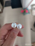 DAISY DREAMS999銀施家饅頭珍珠耳釘女生高級感法式復古耳環(huán)小眾氣質(zhì)耳飾品 【12mm】施家白珍珠 曬單實(shí)拍圖