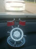 馳翁車(chē)載旋轉小紅旗太陽(yáng)能香薰擺件舵手五星香水汽車(chē)內裝飾品持久 舵手-銀威斯汀 曬單實(shí)拍圖
