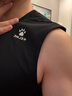 卡爾美（KELME）運(yùn)動(dòng)背心男夏季新款籃球訓(xùn)練服跑步健身無袖速干T恤 瑪瑙黑  L  曬單實(shí)拍圖