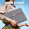 綠聯(lián)筆記本電腦內(nèi)膽包16英寸收納包保護套PU皮適配于Apple MacBook Air/Pro聯(lián)想惠普華為電腦 可做支架 曬單實拍圖