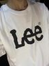 Lee dprre短袖T恤男士夏季印花logo圓領(lǐng)純棉寬松百搭氣質(zhì)上衣純色短袖 白色LMT0065673RX00F-K14000l L/175 曬單實(shí)拍圖