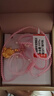 京越隆黃金哈嘍 Kitty吊墜999足金仙女天使KT丘比特凱迪貓掛墜女項(xiàng)鏈 黃金大仙女棒2.3-2.4g+粉色珍珠編繩 曬單實(shí)拍圖