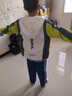 G.DUCKKIDS兒童裝男童套裝春秋款2025新款中大童運動服男孩春裝外套三件套潮 綠色 外套+褲子 160 cm 曬單實拍圖