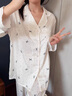波點(diǎn)蝴蝶結(jié)可愛(ài)真絲睡衣女春夏季桑蠶絲家居服禮盒裝送女友 波點(diǎn)蝴蝶結(jié)【長(zhǎng)袖+長(zhǎng)褲】 L 曬單實(shí)拍圖