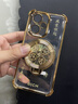 福順奢風(fēng)生水起電鍍防摔適用華為榮耀400手機(jī)殼透明氣囊300ultra支架Honor高級(jí)鏡頭100pro全包200男女款 氣囊金色【八方來財(cái)】風(fēng)生水起陀螺支架 榮耀400 曬單實(shí)拍圖