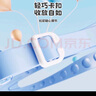 李寧（LI-NING） 兒童泳鏡男女童防水防霧高清游泳眼鏡泳帽套裝寶寶高清游泳裝備 【舒適硅膠】藍(lán)色 曬單實(shí)拍圖