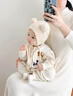 G. DUCKKIDS新生嬰兒衣服開春外出服男寶寶春裝針織連體衣嬰幼兒毛衣嬰童哈衣 寶寶單層爬服 66cm (建議5-14斤) 曬單實拍圖
