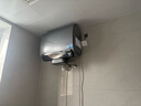 海爾（Haier）【小藍瓶凈膚洗BK7】麥浪系列富鍶礦泉浴超薄雙膽電熱水器扁桶小魔盒3DMAX速熱3500W變頻巨能洗 60L 3500W 除氯健康浴BK7 曬單實拍圖