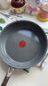 特福（Tefal）平底鍋不粘煎鍋陶瓷覆面0氟涂層煎蛋牛排煎餅鍋燃氣電磁爐通用 陶瓷+0氟+0鉛+0鎘涂層 直徑 26cm 曬單實拍圖