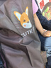 迪士尼（Disney）兒童防水防油罩衣免洗圍裙無(wú)袖反穿衣畫(huà)畫(huà)衣幼兒園吃飯圍兜魔術(shù)貼 黑色可愛(ài)狗 大碼(身高140155厘米) 曬單實(shí)拍圖
